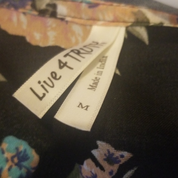 Live 4 Truth Long Sheer Kimono Size M - Picture 3 of 5